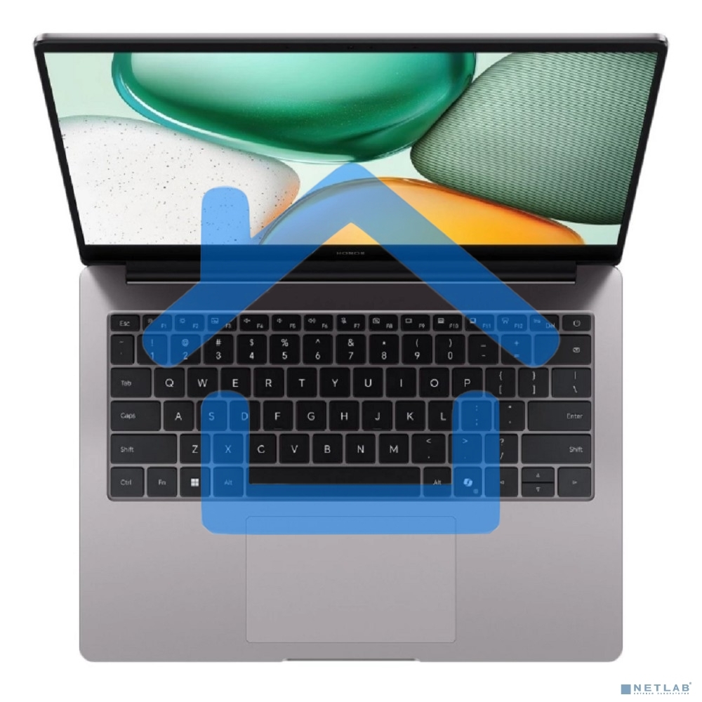 Ноутбук HONOR MagicBook X 14 серый 5301ALXB Intel Core i3 1315U/8Gb/SSD 512Gb/14