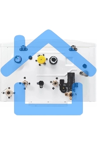 Котел газовый камера закрытая Navien Deluxe S-40k, 2-ух контр, 40 квт, коаксиальный