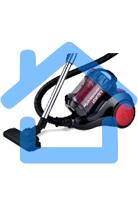 Пылесос Centek CT-2529 красный/черный мультициклон 2000/350Вт, стакан 1,5 л, телескоп металл. трубка