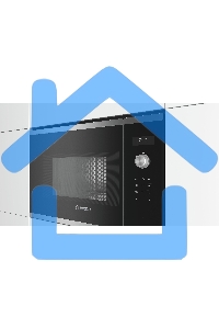 Микроволновая печь встраиваемая Bosch BFL524MS0 нержавеющая сталь, 20 л, 800 Вт, переключатели - поворотный механизм/сенсор