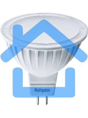 Лампа светодиодная Navigator NLL-MR16-5-12-3K-GU5.3 5Вт 3000К тепл. бел. GU5.3 360лм 12В
