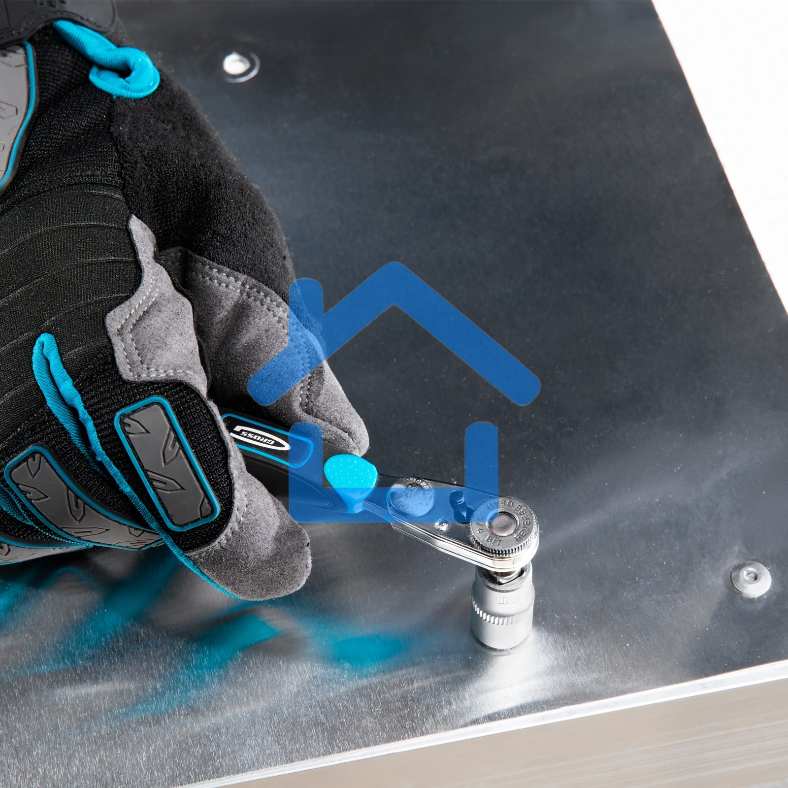 Набор бит и торцевых головок 1/4