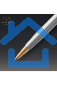 Ручка шариковая Parker Sonnet Core K527 (CW1931507) Stainless Steel GT M, черные чернила, подарочная коробка