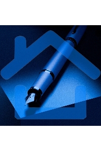 Ручка перьевая Parker IM Monochrome F328 (2172963) Blue PVD F сталь нержавеющая, подарочная коробка