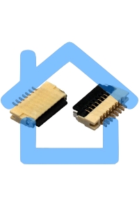 Разъем FPC Flip-Lock 1010-24RLGF 24 pin высота 1мм шаг 1мм