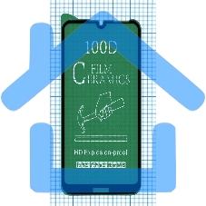 Керамическая пленка (стекло) для Huawei Honor 8A черный