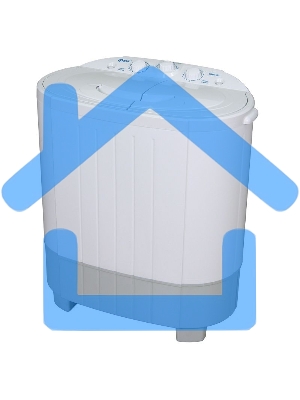 Стиральная машина Фея СМП-60Н белый загрузка вертикальная 6 кг, 1350 об/мин., класс: А