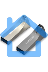 Флешка USB R/W 64 Gb USB Drive <USB 3.1> Samsung BAR Plus (up to 300Mb/s) (MUF-64BE3/APC) серебристый