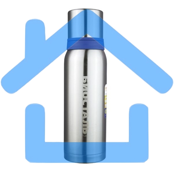 Термос Biostal Охота (1,2 литра), 2 чашки, стальной