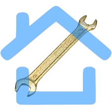 Ключ гаечный рожковый Rexant 8х9 мм, желтый цинк