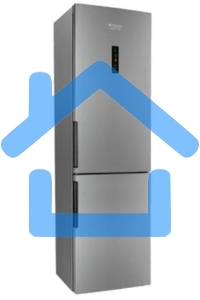 Холодильник Hotpoint HT 7201I MX O3 нержавеющая сталь двухкамерный 239/83 л морозилка снизу, No Frost