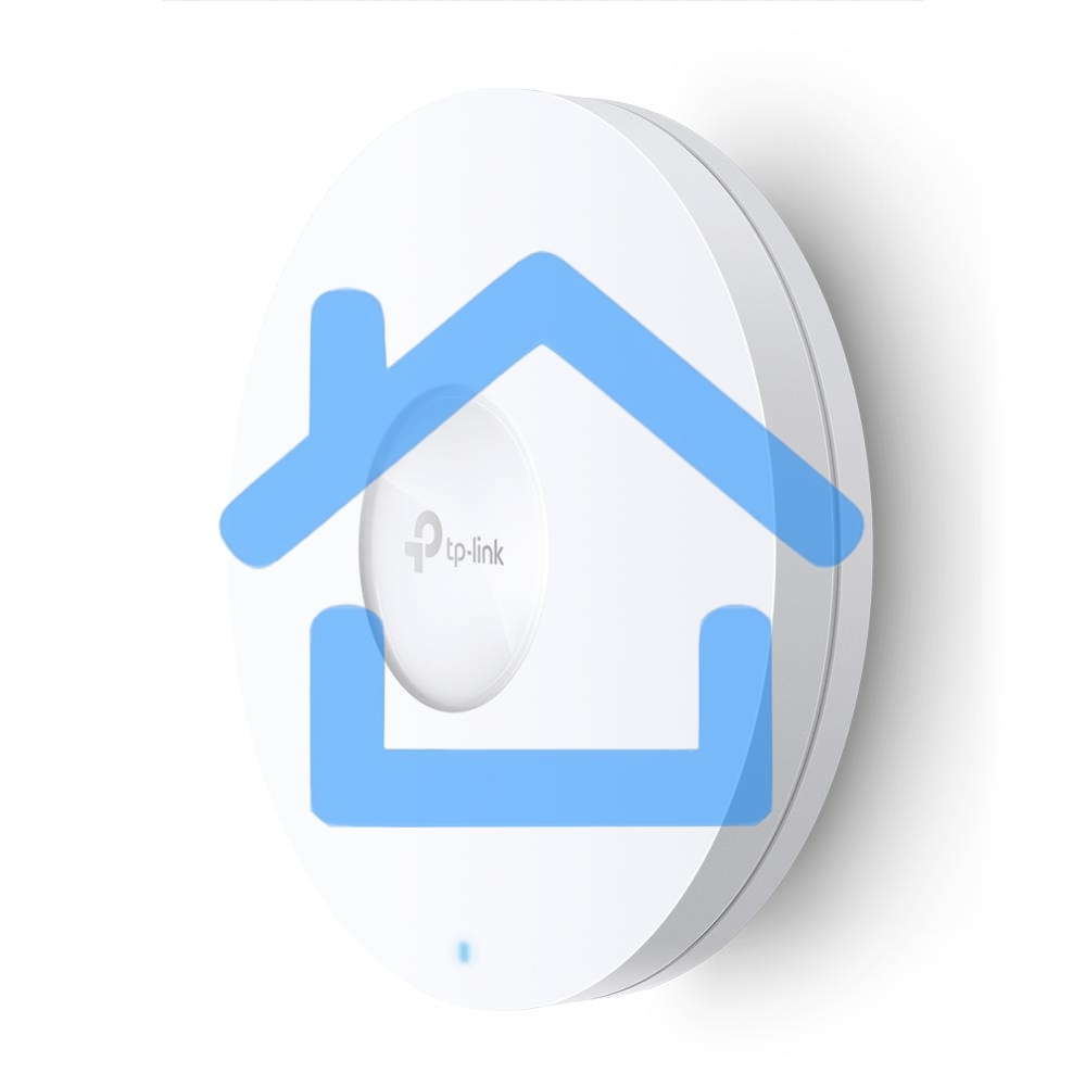 Точка доступа TP-Link 11AX dual-band ceiling access point, up to 1200 Mbit / s at 5 GHz and up to 574 Mbit / s at 2.4 GHz, 1 10/100/1000Mbps LAN port, support PoE 802.3at standard, support BSS coloring, Seamless Roaming, Mesh, Band Steering, Airtime Fairn