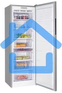 Морозилка Nordfrost DF 268 SAP, серебристый, 256л, 6 ящика