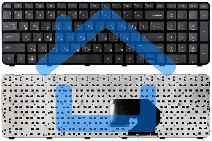 Клавиатура для ноутбука HP Pavilion DV7-6000 черная