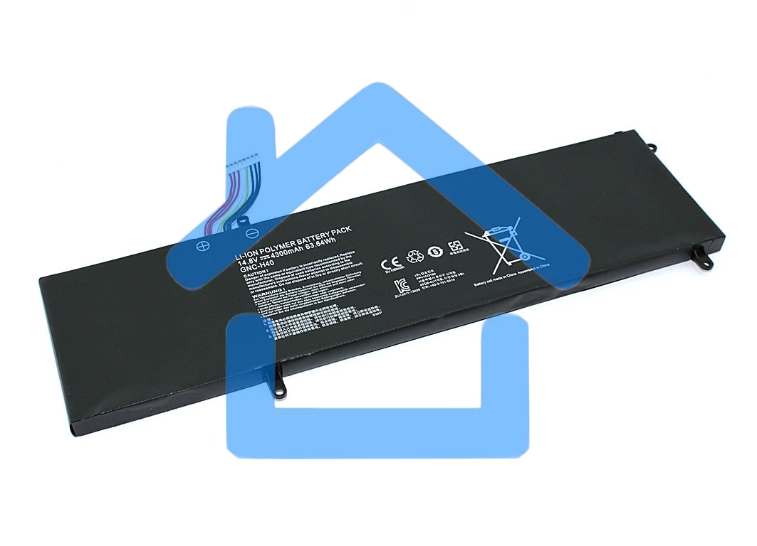 Аккумуляторная батарея для ноутбука Gigabyte P34V2 14.8V 4300mAh/63.64Wh