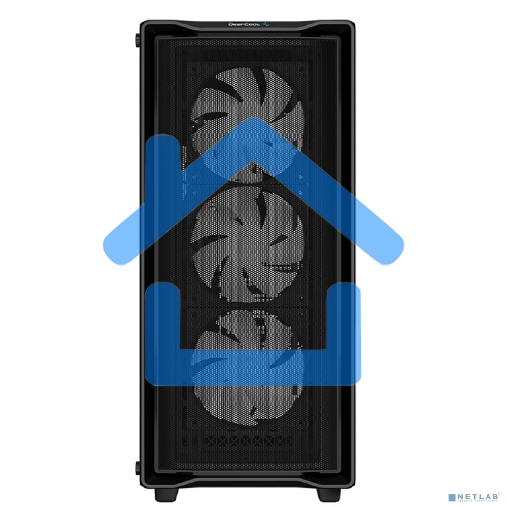 Компьютерный корпус Deepcool CC560 MESH V2 черный без БП ATX 8x120мм 5x140мм 1xUSB 2.0 audio bott PSU