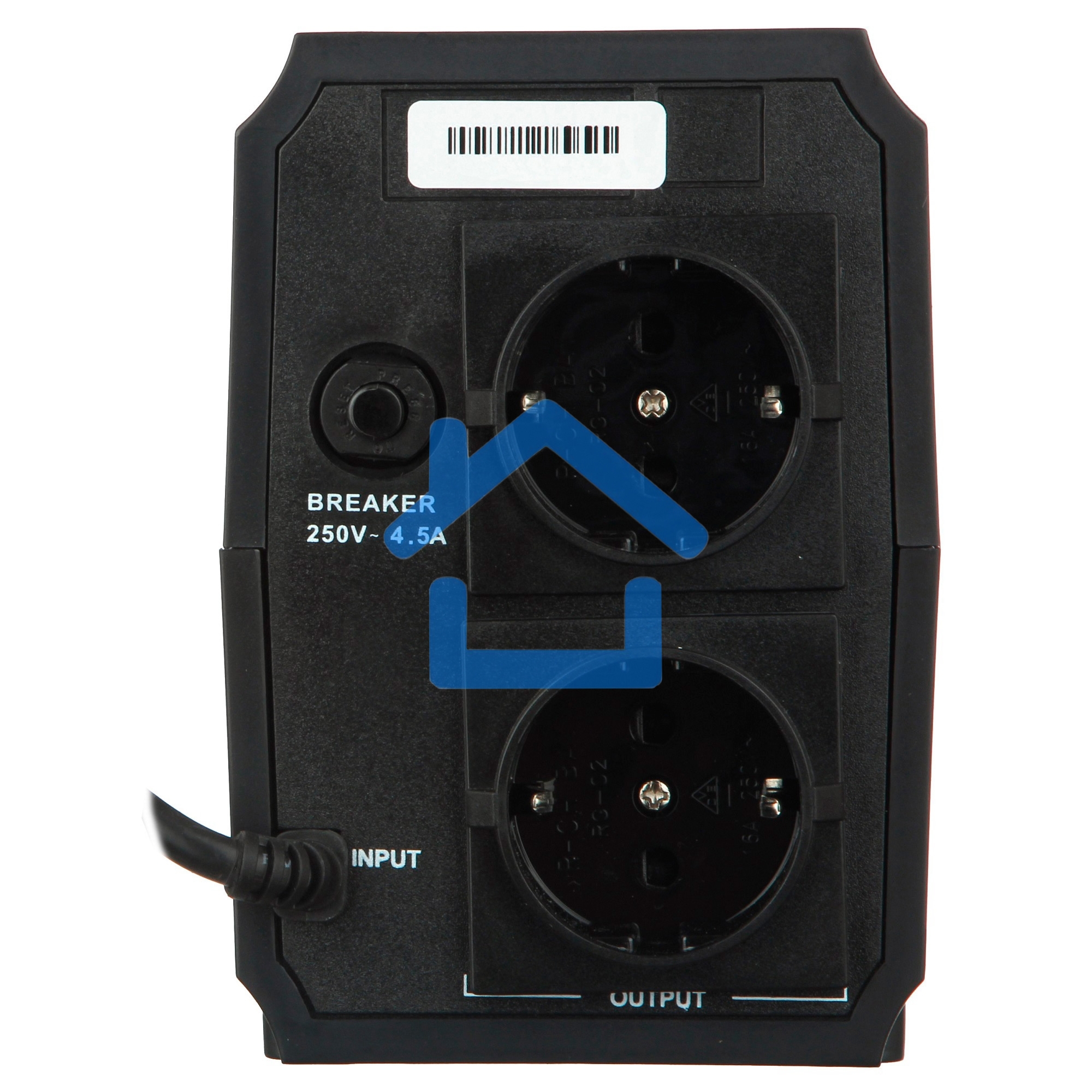Источник бесперебойного питания ExeGate EP244541RUS Power Back BNB-400 400VA, черный, 2 евророзетки