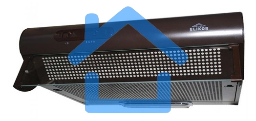 Вытяжка козырьковая Elikor Davoline 50П-290-П3Л коричневый, 50 см, 290 куб. м/ч, 57 дБ