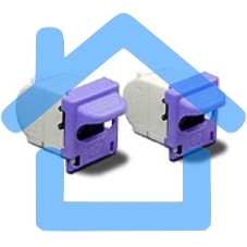 Картридж со скрепками HP Q7432A, комплект 2 картриджа по 1500 скрепок, для LJ M2727/M3035/3390/3392/CM3530/M525/M575, (1500x2)