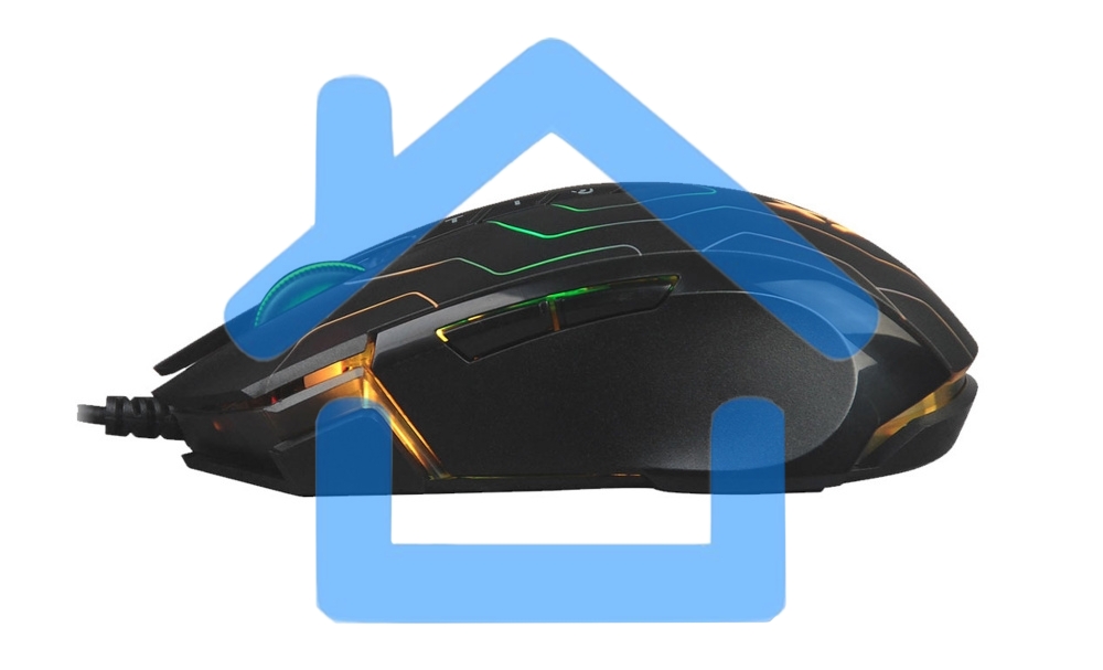 Мышь проводная A4Tech X89 Maze черный, 2400 dpi, USB, кнопки - 8