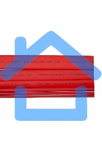 Термоусаживаемая трубка клеевая Rexant 4,8/1,6 мм, красная, упаковка 10 шт. по 1 м