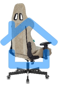 Кресло игровое Бюрократ VIKING KNIGHT LT21 FABRIC песочный крестовина металл/пластик