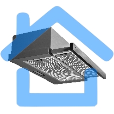 Вытяжка встраиваемая LEX HUBBLE 600 нержавеющая сталь, 60 см, 650 куб. м/ч, 48 дБ