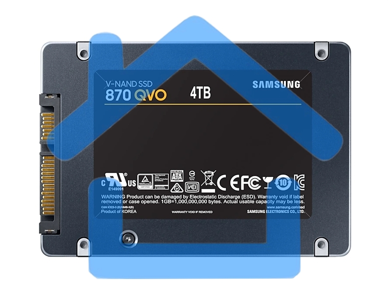Накопитель SSD Samsung 4TB 870 QVO, V-NAND, 2.5