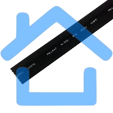 Трубка термоусаживаемая ТУТ 15,0/7,5мм, черная, упаковка 50 шт. по 1м, PROconnect