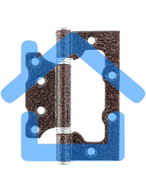 Петля накладная ПНУ-100, антик медь, 4шт. (Металлист) Россия