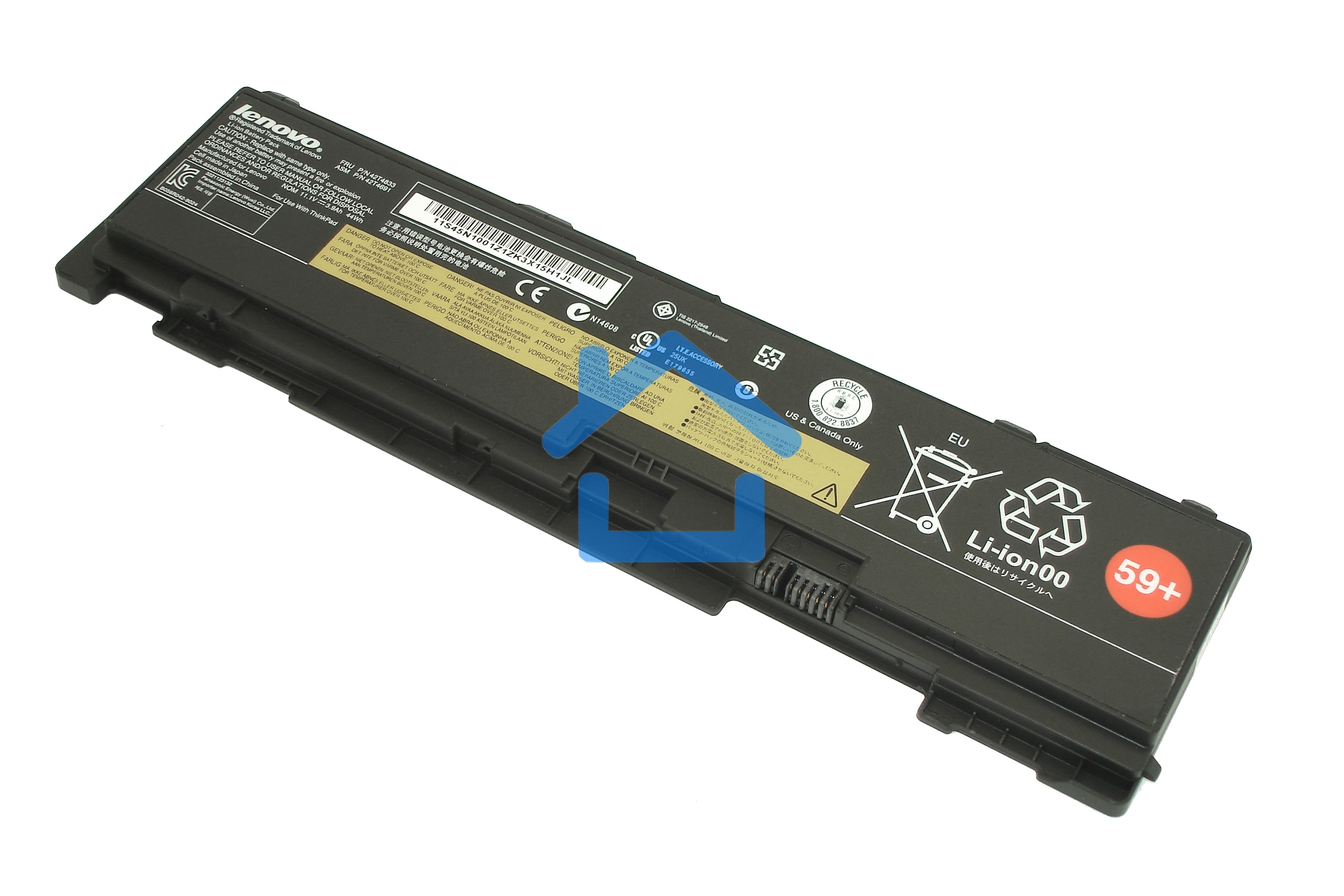 Аккумуляторная батарея для ноутбука Lenovo ThinkPad T410s 11.1V 44Wh черный Orig