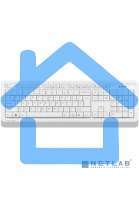 Комплект клавиатура + мышь A4 Fstyler FG1010 клав:белый/серый мышь:белый/серый USB беспроводная Multimedia