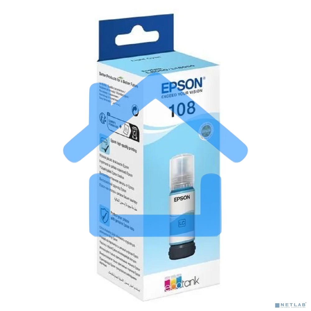 Контейнер с светло-голубыми чернилами EPSON C13T09C54A