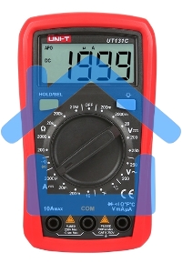 Цифровой мультиметр UNI-T UT131C Напряжение переменного/постоянного тока (250 В); постоянный ток (10А); Сопротивление (200 МОм); Температура (1000 ℃); Ручной диапазон