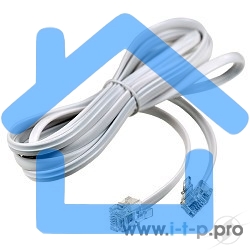 Телефонный шнур, удлинитель RJ-11(6P-4C), длина 5 метров, белый Rexant