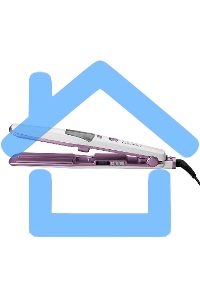 Щипцы для волос Galaxy Line GL 4516, фиолетовый, 45 Вт, максимальная температура 200°С, система ультразвукового распыления воды, съемный резервуар для воды, нагр. элемент с защитой от перегрева, пластины с керам. покрытием, ЖК-дисплей с индикацией темпера