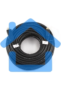 Кабель Cablexpert HDMI CC-HDMI4-30M, 19M/19M, v1.4, медь, позол.разъемы, экран, усилитель сигнала, 30м, черный, пакет