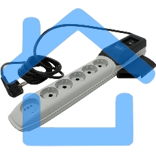 Сетевой фильтр ZIS Pilot Pro, 6 розеток, 7м, белый, Pilot Pro 7M