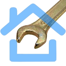 Ключ гаечный рожковый Rexant 8х9 мм, желтый цинк