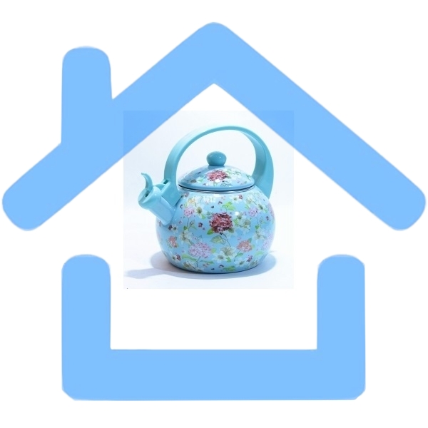 Чайник для плиты KELLI KL-4455 эмалированный