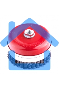 Щетка Matrix для УШМ Heavy Duty, 125 мм, М14, Чашка, крученая проволока 0,5 мм