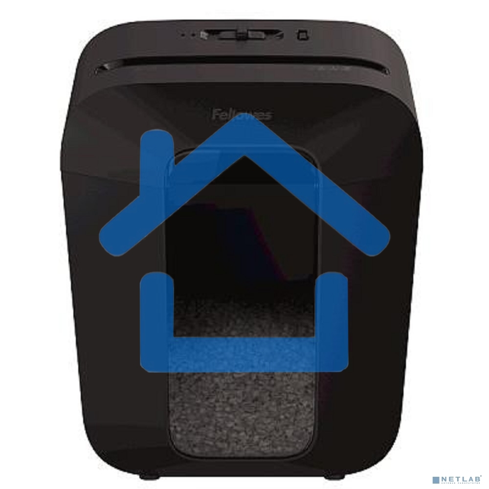 Шредер Fellowes PowerShred LX41 черный (секр.P-4)/перекрестный/8лист./17лтр./скрепки/скобы/пл.карты