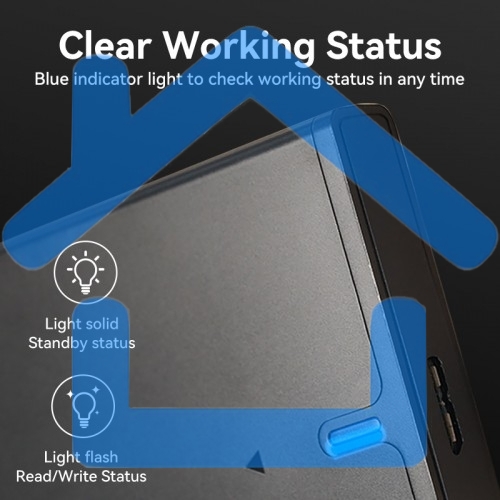 Внешний корпус Vention для HDD/SSD 2.5