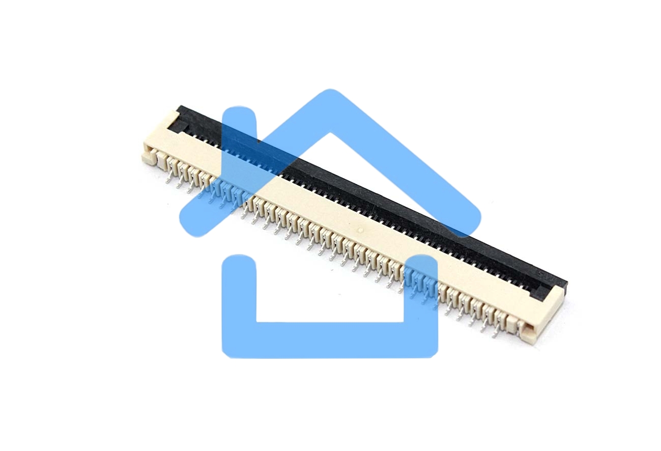 Разъем FPC Flip-Lock 1010-30RLGF 30 pin высота 1мм шаг 1мм