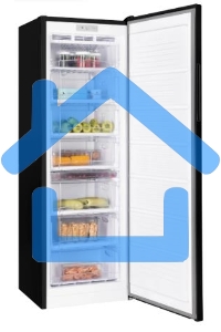 Морозилка Nordfrost DF 268 BAP, черный, 256л, 6 ящиков