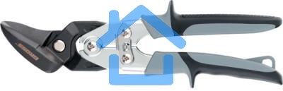 Ножницы по металлу GROSS 78349 усиленные 255мм прямой и левый резсталь-СrMo двухкомп.рукоятки