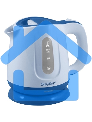 Чайник электрический Energy E-234 1 л., диск синий