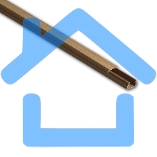 Кабель-канал 15х10 L2000 пластик бук (светл. основа) Рувинил РКК-15х10-38М