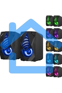 Игровой комплект Defender Tor MHP-127 мышь+клав.+гарн.+ков.+колонка