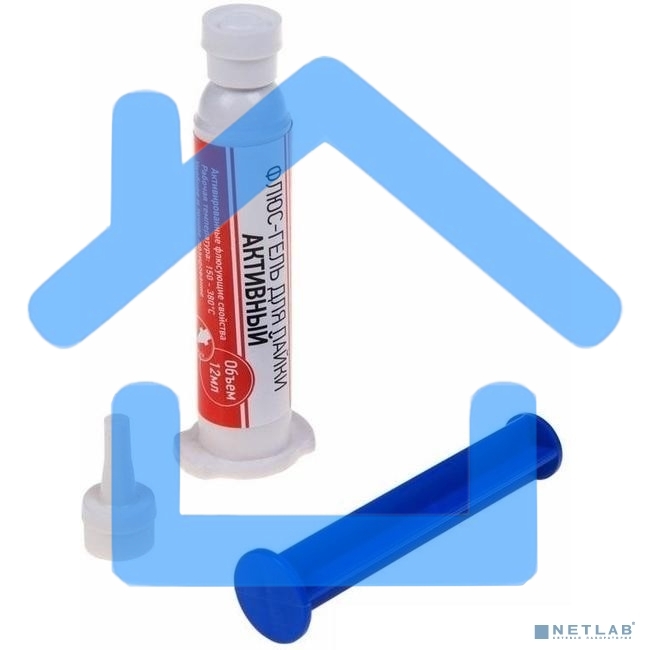 Флюс-гель для пайки Rexant, АКТИВНЫЙ, 12 мл, техно-шприц, блистер